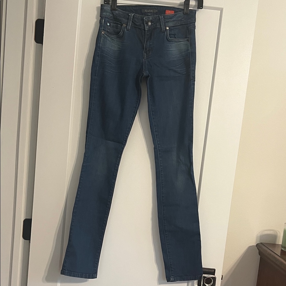 Level 99 Dark Blue Skinny Jeans